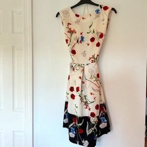 Julian Taylor Floral Dress - Fit and flare